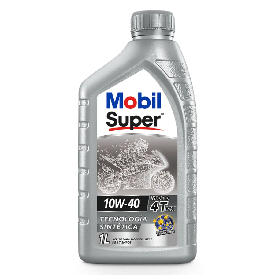 MOBIL SUPER MOTO 4T MX 10W-40, 1LT (Caja de 12 unidades x 1 LT) – Mobil ...